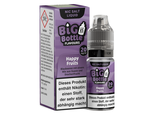 Big Bottle - Happy Fruits - Nikotinsalz Liquid