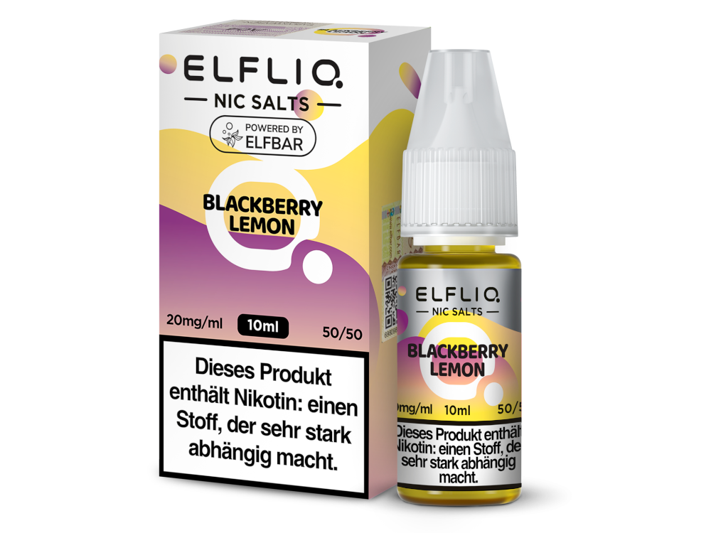 ELFLIQ - Blackberry Lemon - Nikotinsalz Liquid