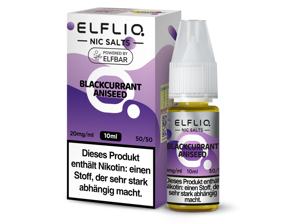 ELFLIQ - Blackcurrant Aniseed - Nikotinsalz Liquid