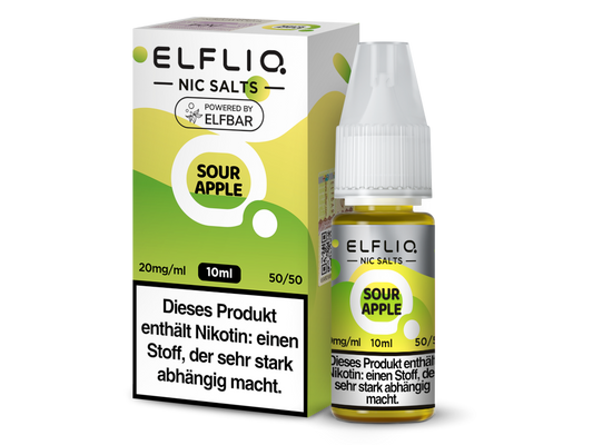 ELFLIQ - Sour Apple - Nikotinsalz Liquid