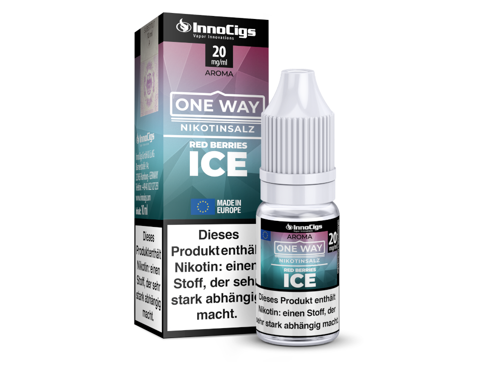 InnoCigs - One Way - Red Berries Ice - Nikotinsalz Liquid