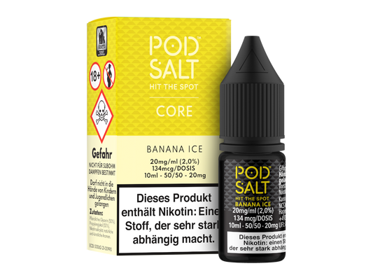 Pod Salt Core - Nikotinsalz Liquid - Banana Ice