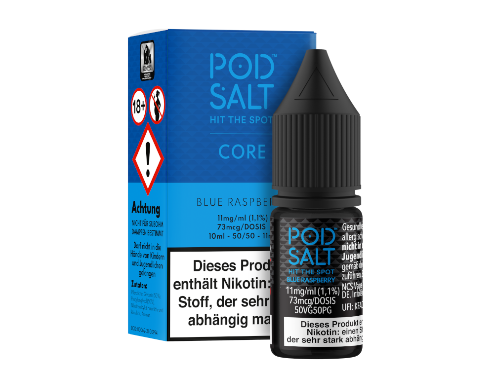 Pod Salt Core - Nikotinsalz Liquid - Blue Raspberry