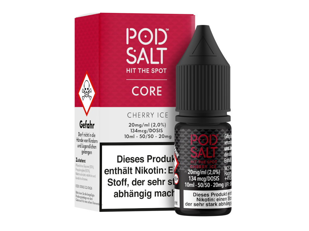 Pod Salt Core - Nikotinsalz Liquid - Cherry Ice