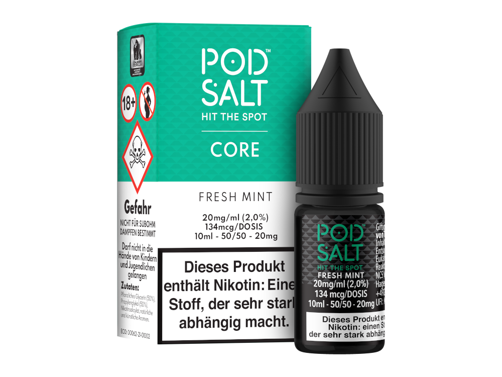 Pod Salt Core - Nikotinsalz Liquid - Fresh Mint