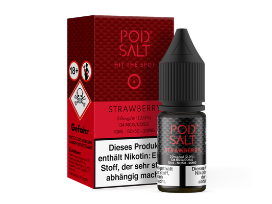 Pod Salt - Strawberry - Nikotinsalz Liquid