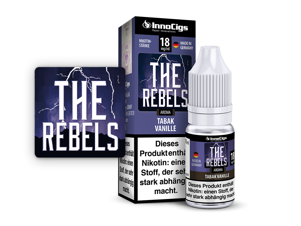 The Rebels Tabak Vanille Aroma - Liquid für E-Zigaretten