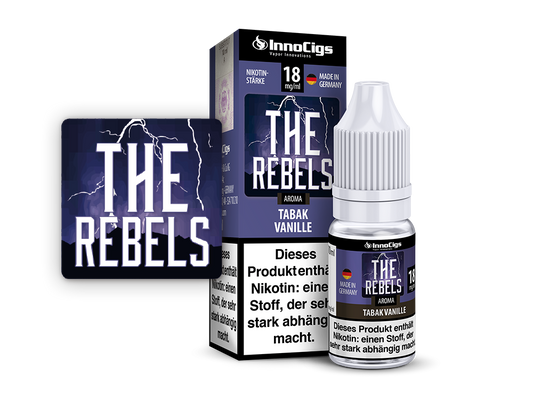 The Rebels Tabak Vanille Aroma - Liquid für E-Zigaretten