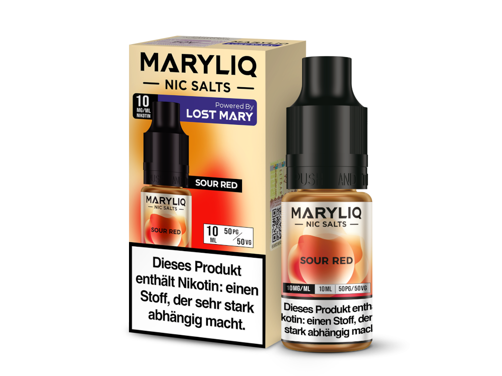 MARYLIQ - Nikotinsalz Liquid - Sour Red