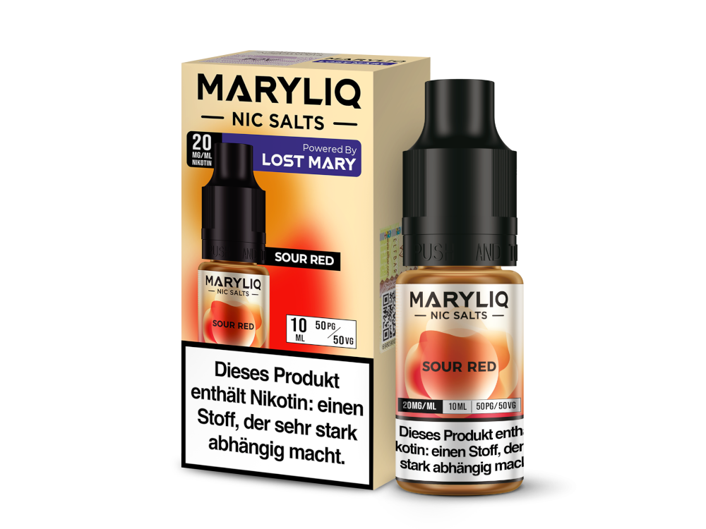 MARYLIQ - Nikotinsalz Liquid - Sour Red