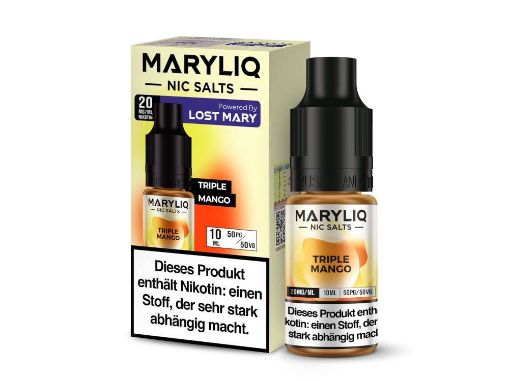 MARYLIQ - Nikotinsalz Liquid - Triple Mango