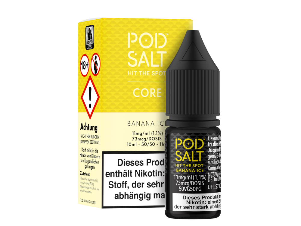 Pod Salt Core - Nikotinsalz Liquid - Banana Ice