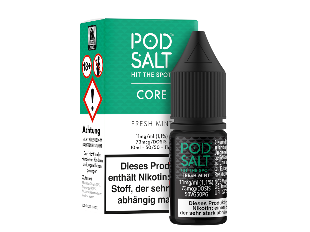 Pod Salt Core - Nikotinsalz Liquid - Fresh Mint