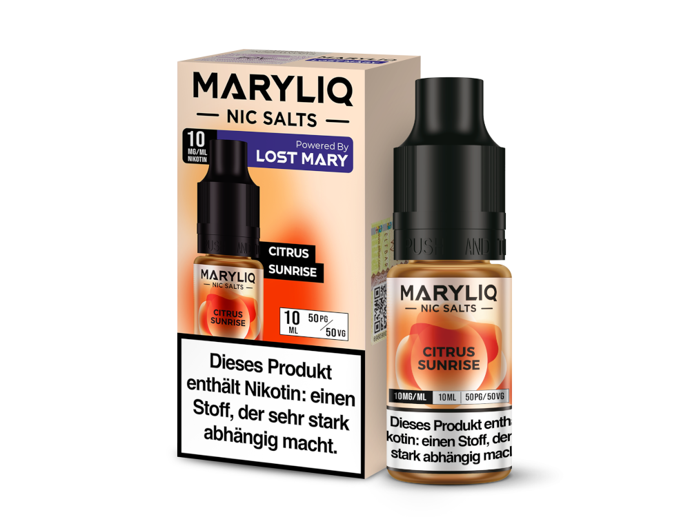 MARYLIQ - Nikotinsalz Liquid - Citrus Sunrise