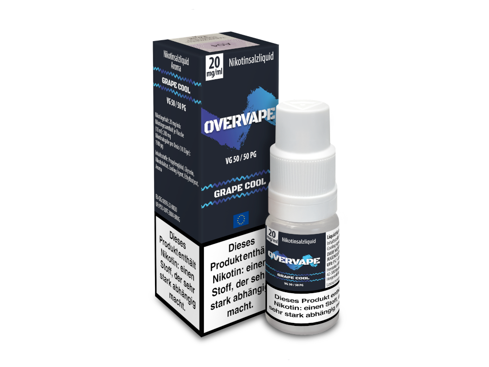 Overvape - Nikotinsalz Liquid - Grape Cool