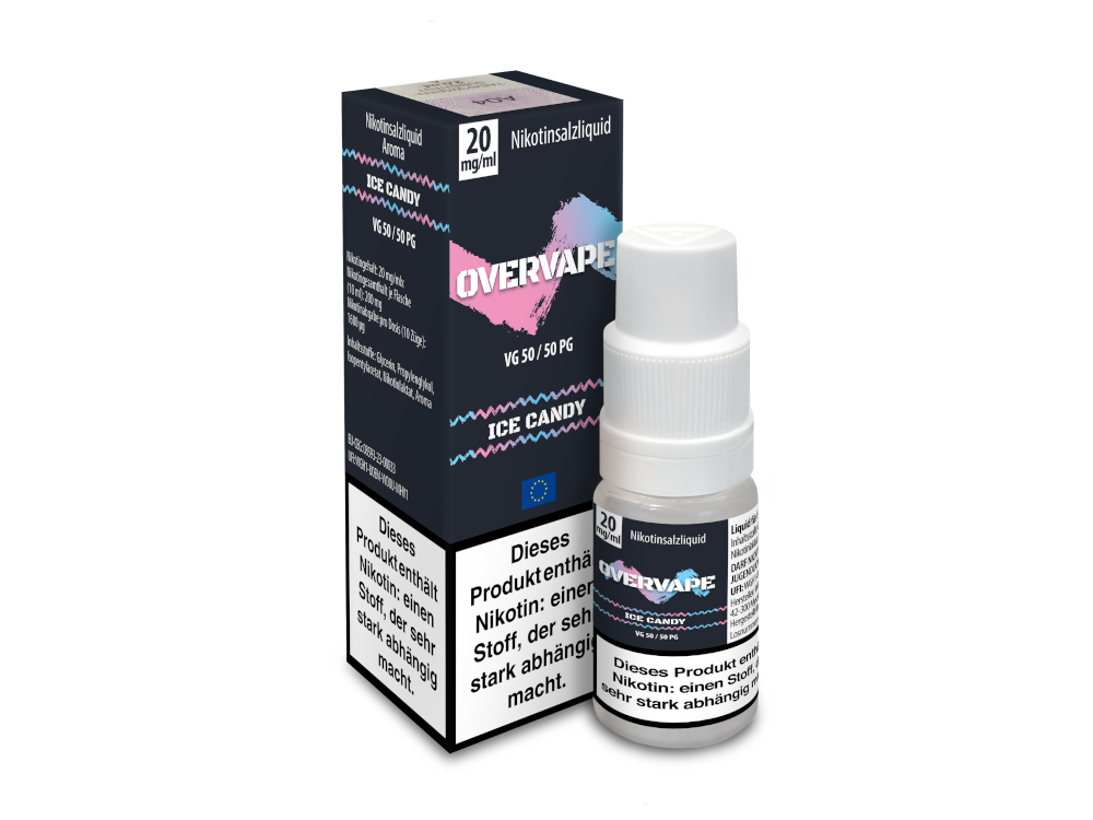 Overvape - Nikotinsalz Liquid - Ice Candy