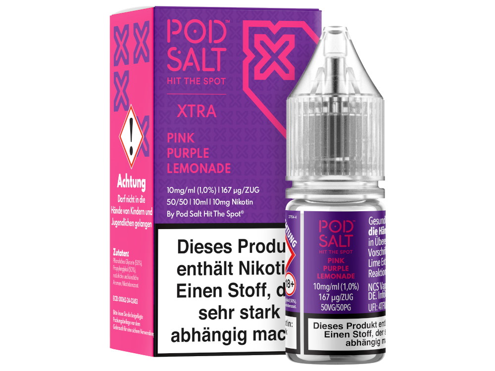 Pod Salt X - Nikotinsalz Liquid  - Pink Purple Lemonade