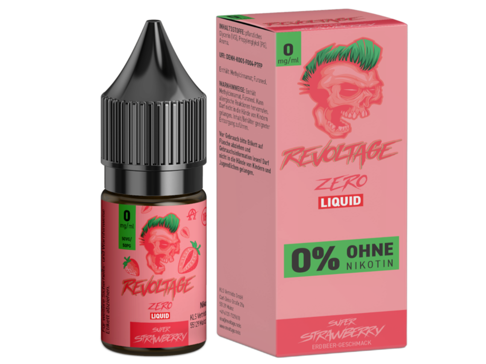 Revoltage - Tobacco Gold - Hybrid Nikotinsalz Liquid - Super Strawberry