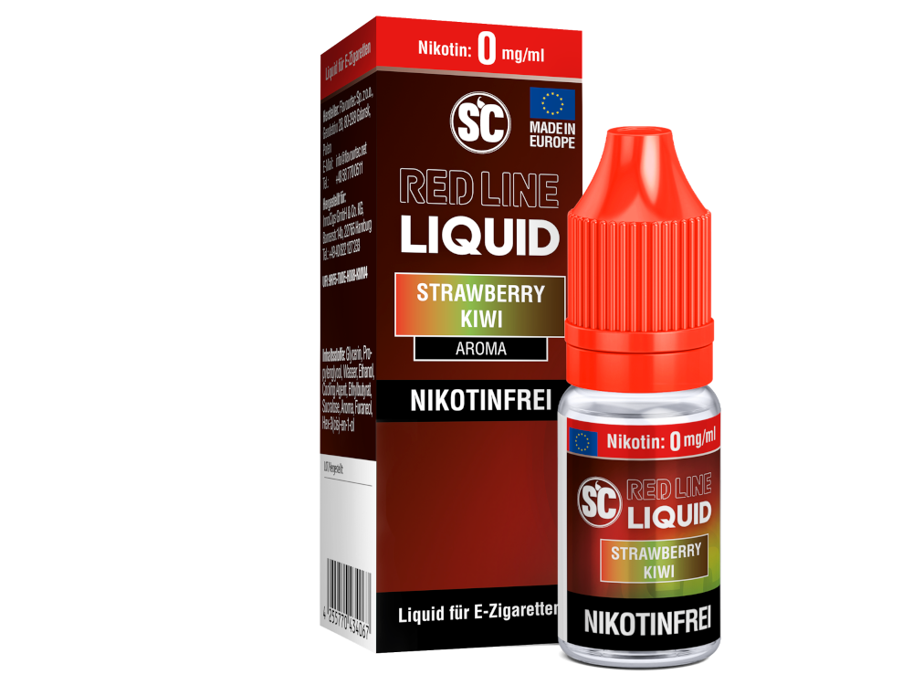 SC - Red Line - Strawberry Kiwi - Nikotinsalz Liquid